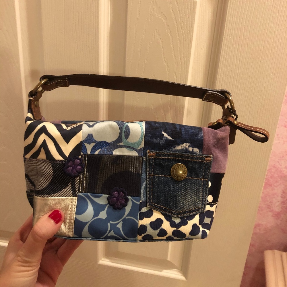 Vintage Authentic Coach Mini Patch Purse